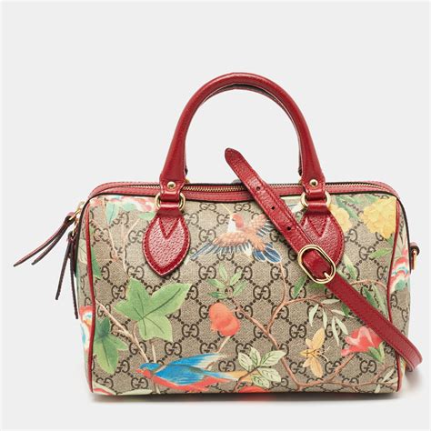 Gucci GG Supreme Tian Small Boston Bag 